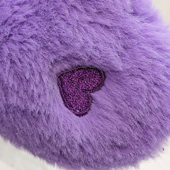 Vintage Care Bears Share Bear 13" Heart Lollipop Plush Purple Stuffed Animal Toy - Picture 8 of 10